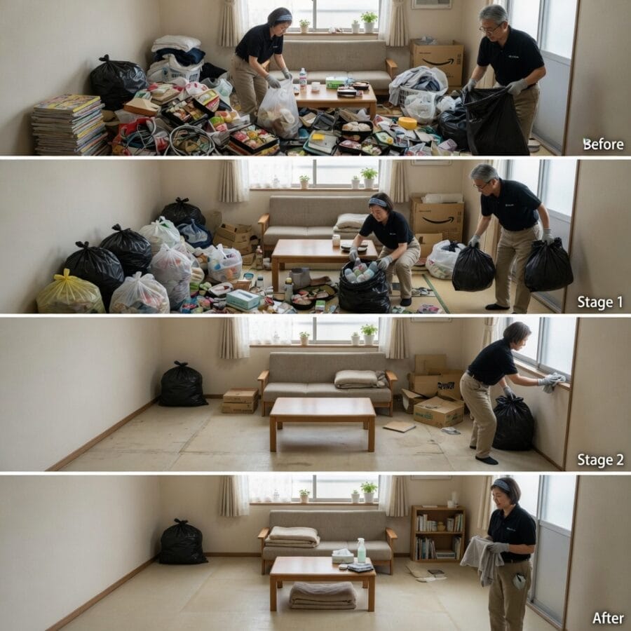 富里市でご依頼いただいた便利屋サービス|家具移動と片付け補助を組み合わせて対応したケース