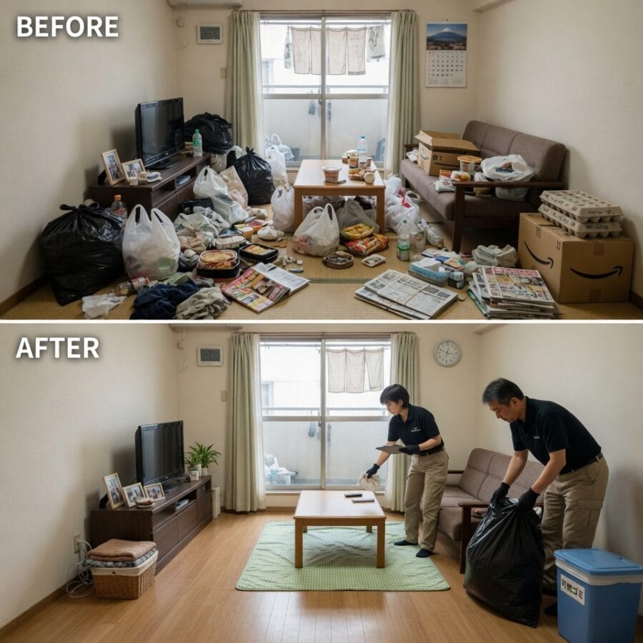 香取市の便利屋業ケース|力仕事と仕分け作業を無駄なく組み合わせて進めた事例