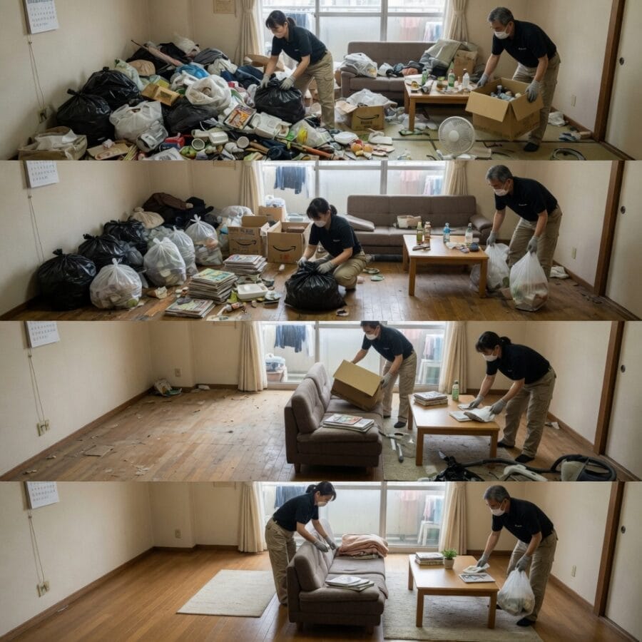 佐倉市の遺品整理ケース｜明け渡し準備を見据えつつ、焦らず確認を重ねて進めた事例