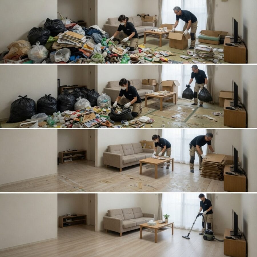 松戸市でご依頼いただいた便利屋サービス｜家具移動と片付け補助を組み合わせて対応したケース