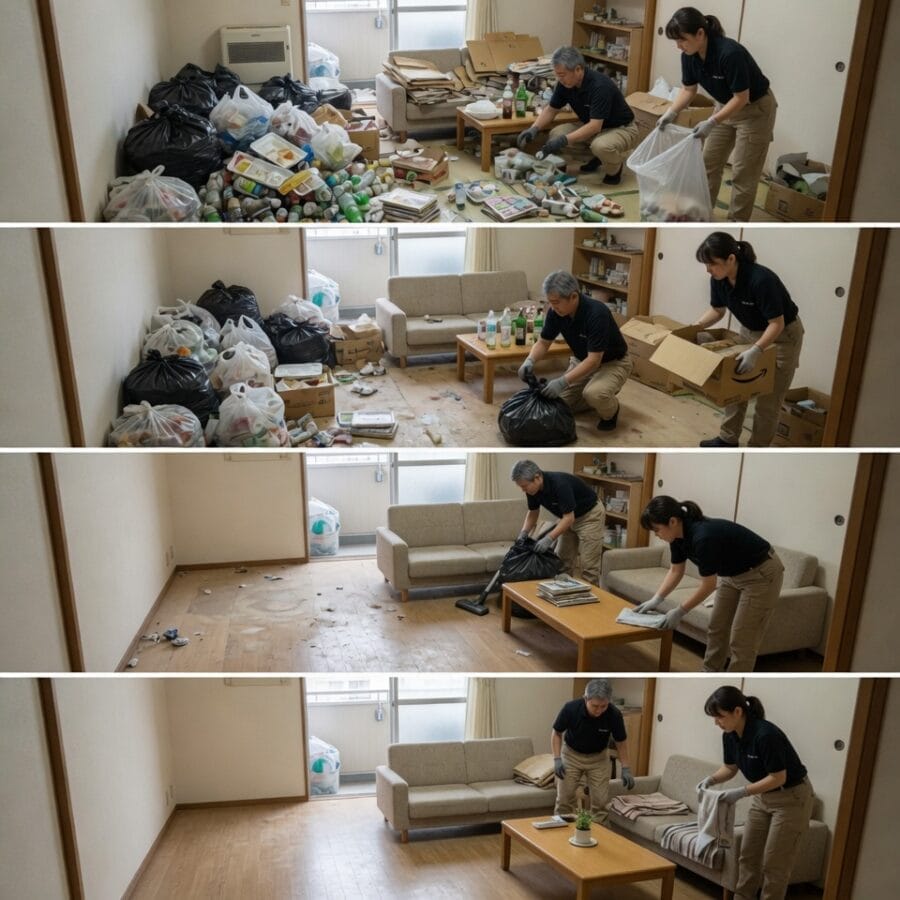 八潮市の便利屋作業事例｜生活スペースを整えるために複数の雑務を同時進行で進めたケース