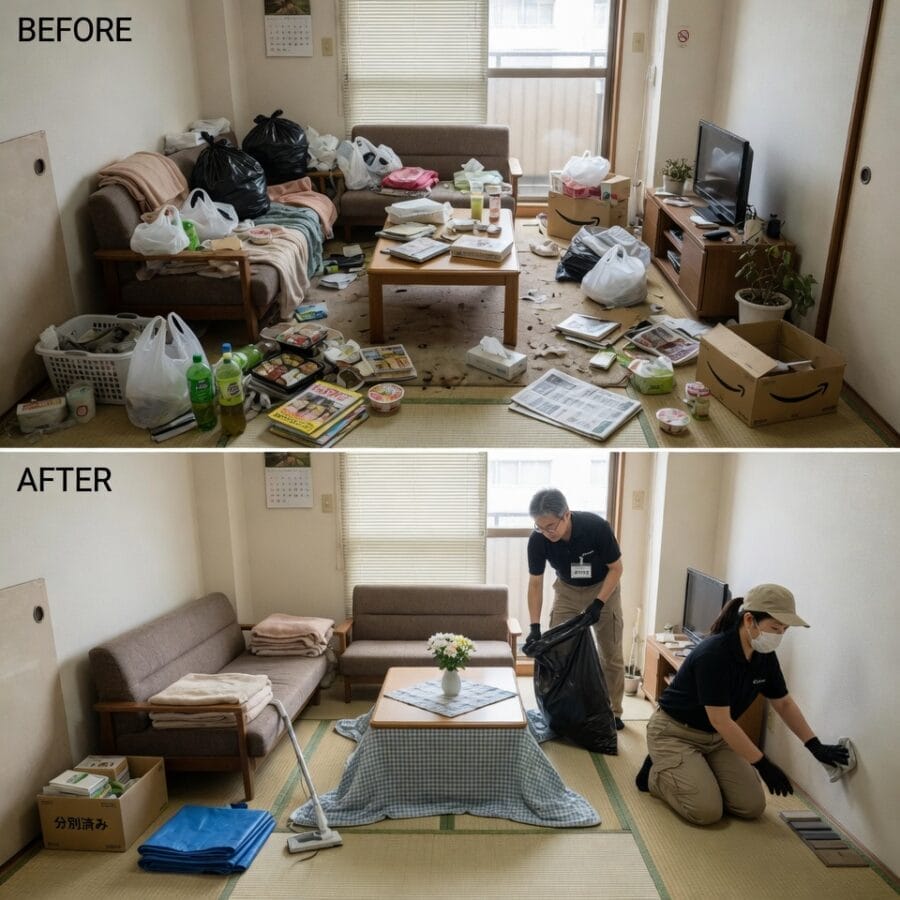 白井市の便利屋作業事例|生活スペースを整えるために複数の雑務を同時進行で進めたケース