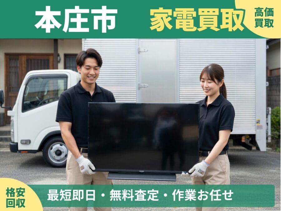 本庄市の家電買取・回収対応ならエコスマイリー｜冷蔵庫・洗濯機など出張買取対応