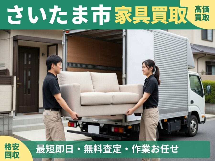 さいたま市の家具買取・回収対応ならエコスマイリー