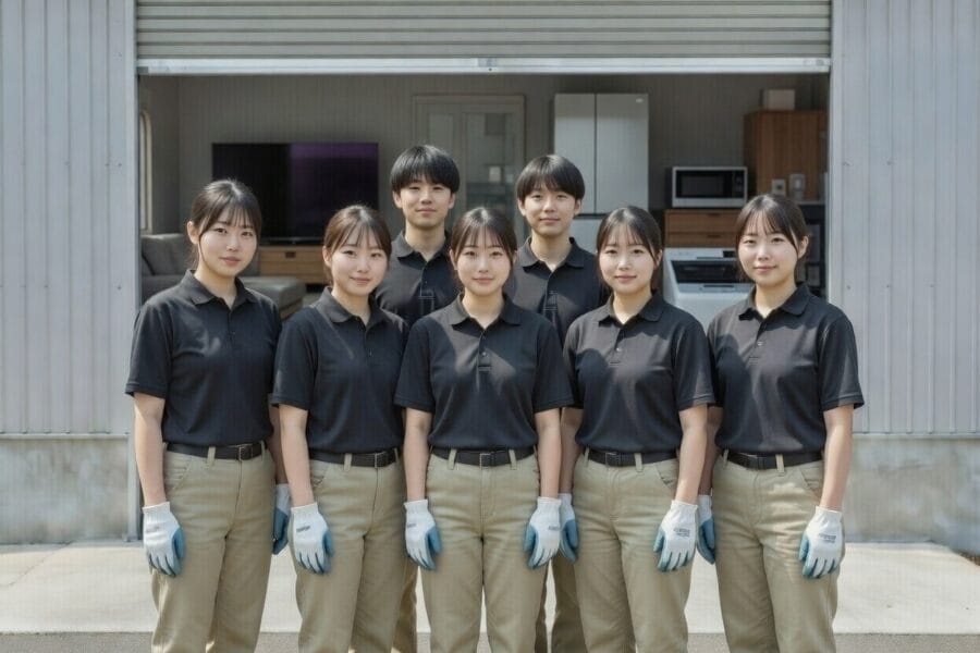 スタッフの作業