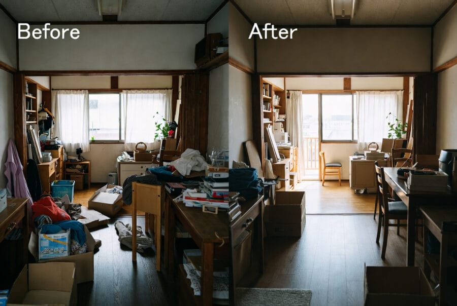 搬出作業の様子