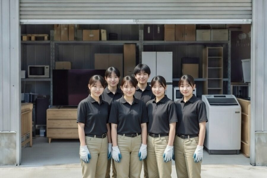 搬出作業の様子