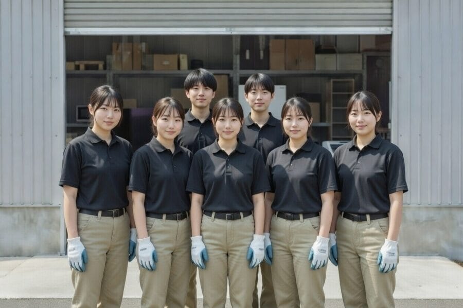 スタッフの作業