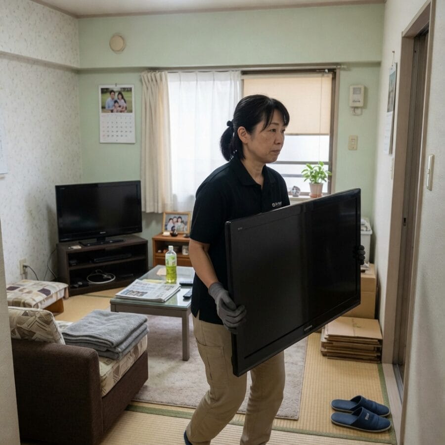 富津市で引っ越し前の不用品買取・回収に対応した事例