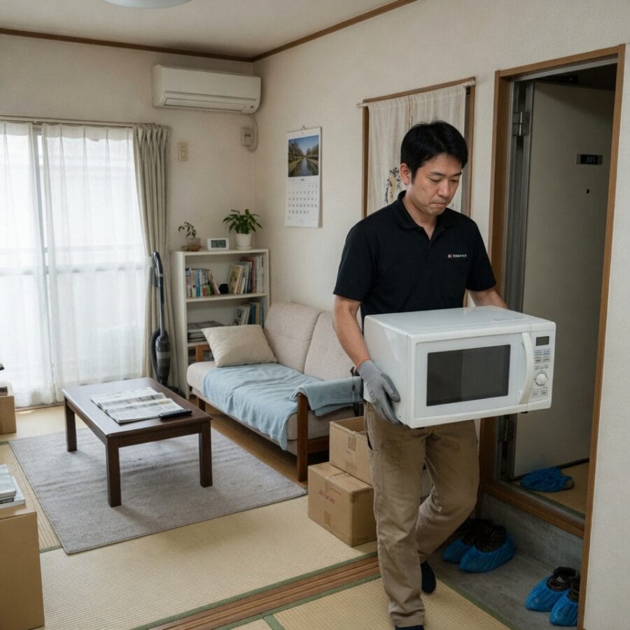 港北区で空き家整理のため不用品買取＆回収を進めた事例