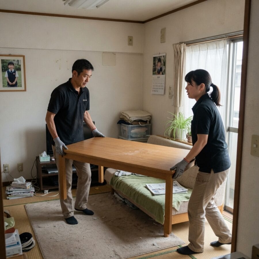 さいたま市見沼区で大量の生活用品を仕分けしながら回収した事例