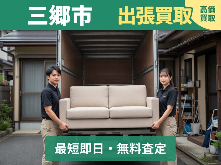 三郷市の出張買取リサイクルショップ対応エリア