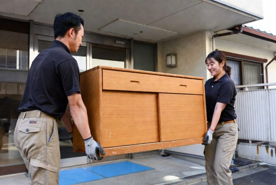 神奈川県 家具買取 横浜市鶴見区 ソファ - 電動リクライニングソファ 家具 搬出作業