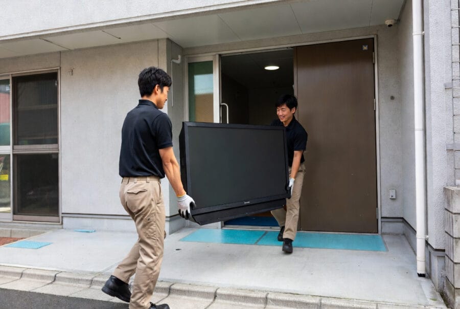 スタッフの作業