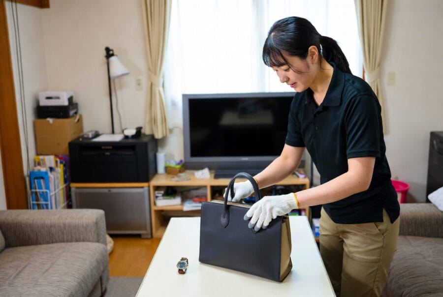 スタッフの作業