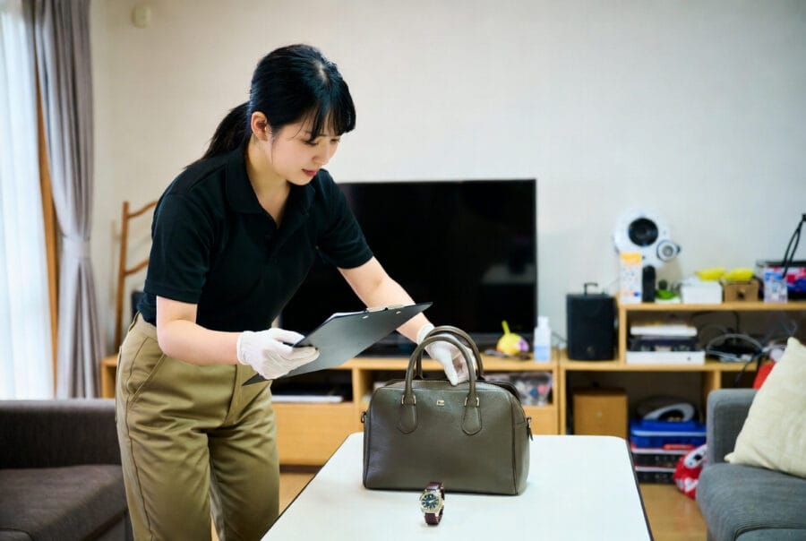 作業中のスタッフ