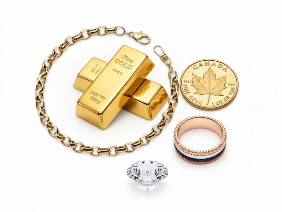 金ブレスレットの代表的な種類