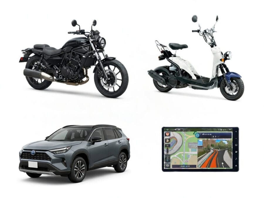 カー用品の代表的な種類