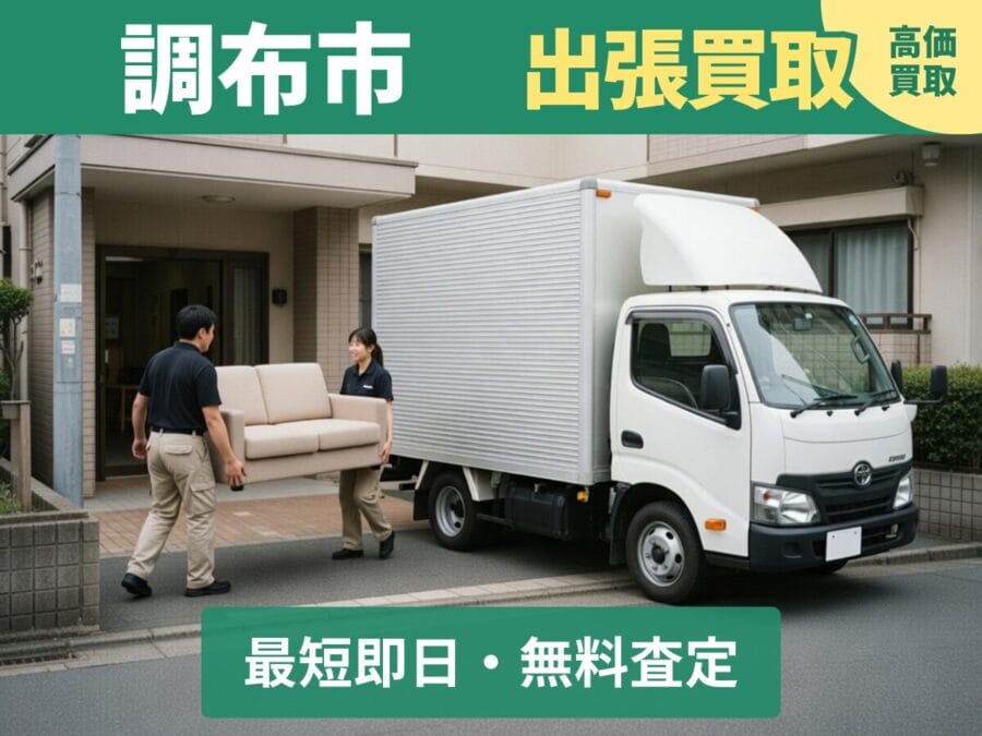 調布市の出張買取リサイクルショップ対応エリア 調布市の出張買取リサイクルショップ対応エリア