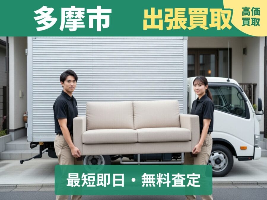 多摩市の出張買取リサイクルショップ対応エリア